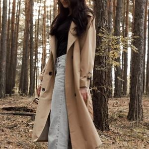 Classic Long Trench Coat